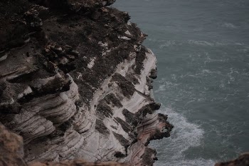 Waves Crashing on a Rocky Shore
