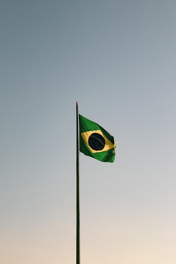 Waving Brazil Flag
