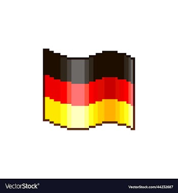 waving flag of germany
