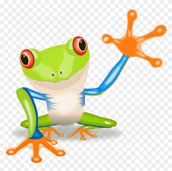 Waving Frog Clip Art At Clipart Library - Red Eyed Tree Frog Clipart