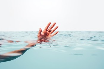 Waving hand in the ocean. | Free Photo - rawpixel