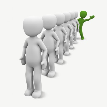 Waving person in queue collage | Free PSD - rawpixel