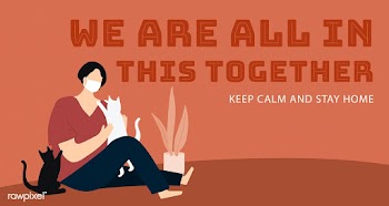 We're all in this together coronavirus vector  | Free  vector - 2311475
