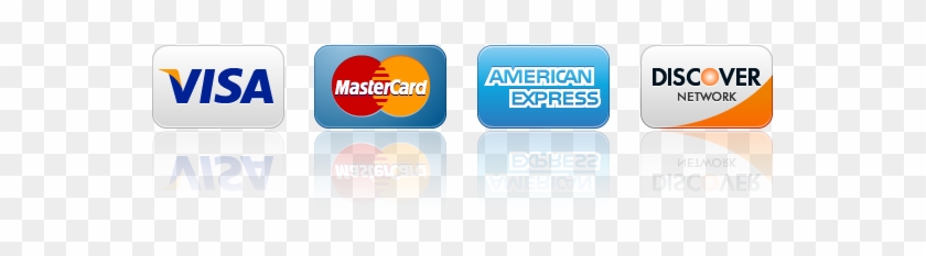 We Accept Credit Cards - All Major Credit Cards Accepted