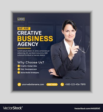 we are creative business agency social media post