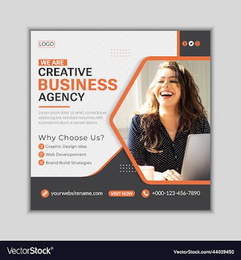 we are creative business agency social media post