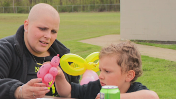 We are fighting this together": A mom and son battle cancer | WSTM