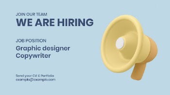 We are hiring ad template, | Free Vector Template - rawpixel