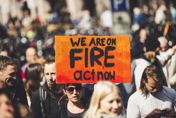 We Are on Fire Act Now Text