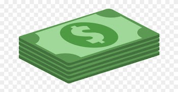 We Get Paid By The Partners - Stack Of Money Graphic