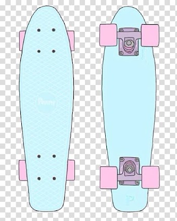 We Heart It Color, skateboard transparent background PNG clipart