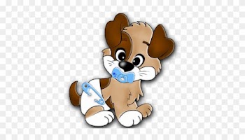 We Just Got A Puppy And We Both Work, What Services - Cute Baby Puppy Cartoon