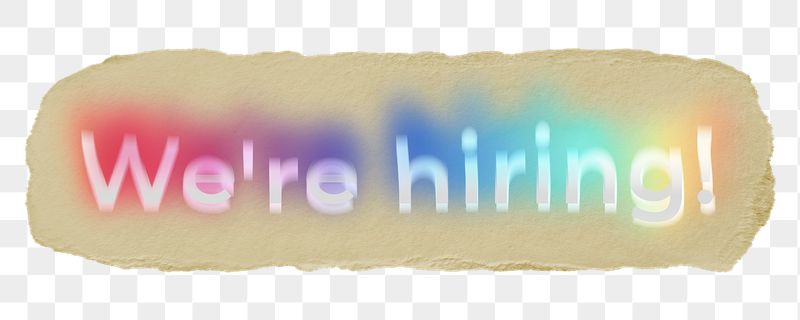 We're hiring! png ripped paper | Free PNG - rawpixel