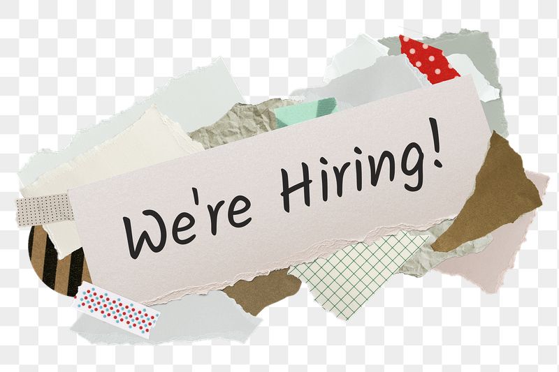 We're hiring png word sticker, | Free PNG - rawpixel
