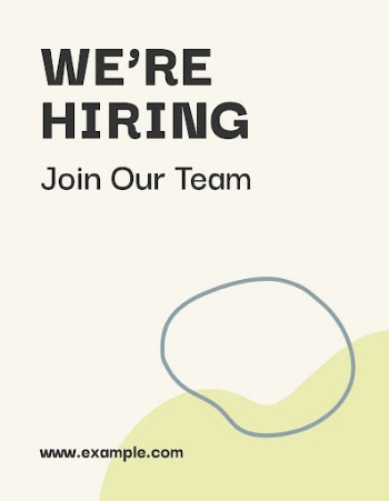 We're hiring template, job recruitment, | Free PSD Template - rawpixel