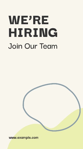 We're hiring template, job recruitment, | Free PSD Template - rawpixel