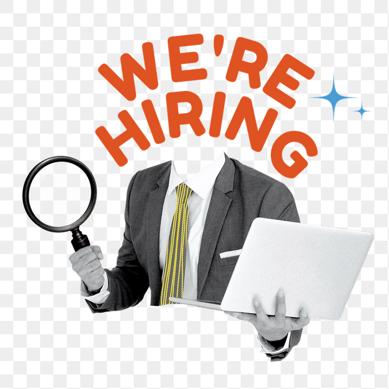 We're hiring word png sticker, | Free PNG - rawpixel