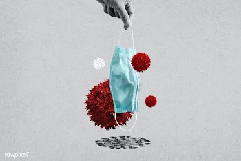 Wear a face mask to prevent coronavirus contamination background | Free  illustration - 2316627
