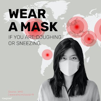 Wear a mask if you're coughing or sneezing to protect yourself fro.. | Free  vector - 2318798