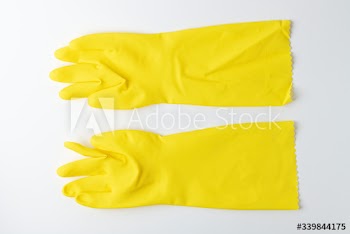 Wear gloves to prevent coronavirus spreading
