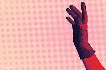 Wearing a glove during coronavirus pandemic background | Free  illustration - 2310847