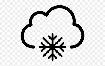 Weather 18 Blizzard, Blizzard, Cloud Icon - Ice Particle