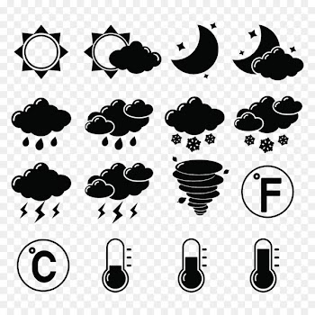 Weather forecasting Symbol Icon - the weather 