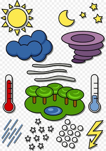 Weather map Symbol Clip art - Weather systems 