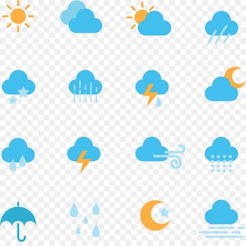 Weather Rain Symbol Icon - Weather Symbols 