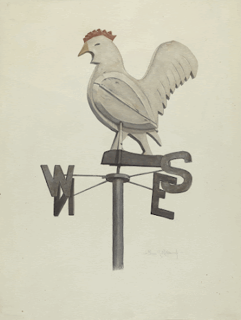 Weather Vane (c. 1941) by Elmer | Free Photo - rawpixel