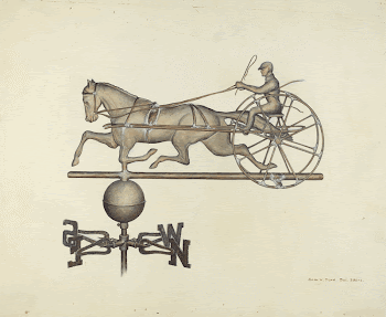 Weather Vane (ca. 1939) by Samuel | Free Photo - rawpixel