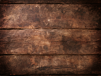 Weathered Dark Brown Wooden Surface Texture