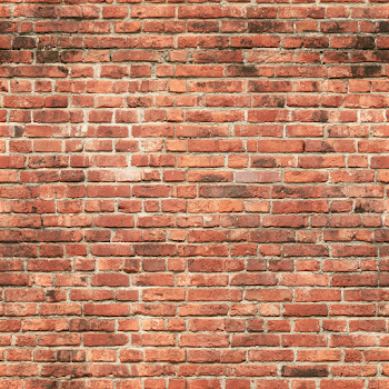 Weathered Red-Orange Brick Wall Texture