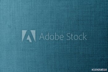 Weaved blue linen fabric