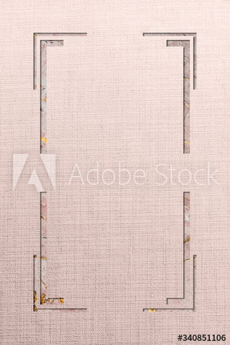 Weaved pink linen fabric