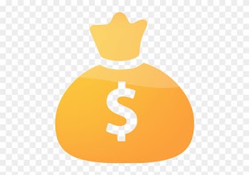 Web 2 Orange 2 Money Bag Icon - Money Bag Icon Png