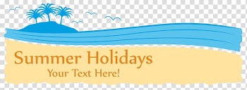 Web banner, Beach coconut tree material transparent background PNG clipart