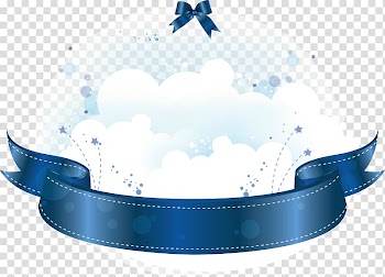 Web banner Blue , Ribbon Background transparent background PNG clipart