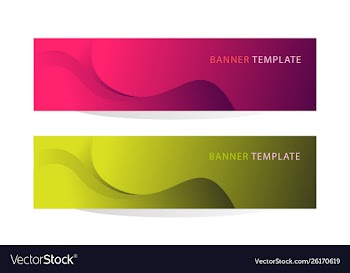 Web banner flyer and brochure vector image