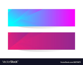 Web banner flyer and brochure vector image