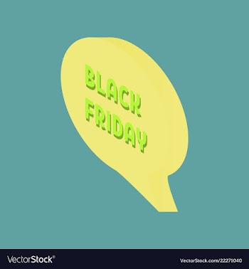 Web banner for black friday sale modern billboard vector image
