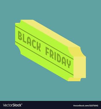 Web banner for black friday sale modern billboard vector image