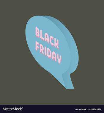 Web banner for black friday sale modern billboard vector image