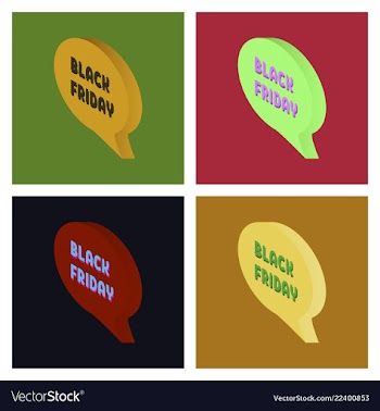 Web banner for black friday sale modern billboard vector image
