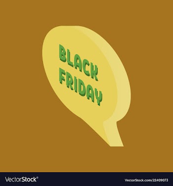 Web banner for black friday sale modern billboard vector image