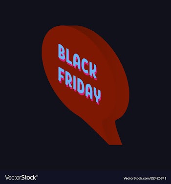 Web banner for black friday sale modern billboard vector image