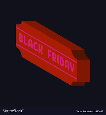 Web banner for black friday sale modern billboard vector image