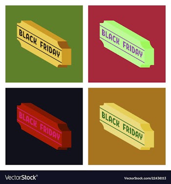 Web banner for black friday sale modern billboard vector image