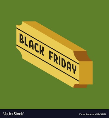 Web banner for black friday sale modern billboard vector image