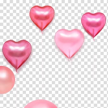 Web banner Poster Valentines Day Advertising, Love balloon transparent background PNG clipart